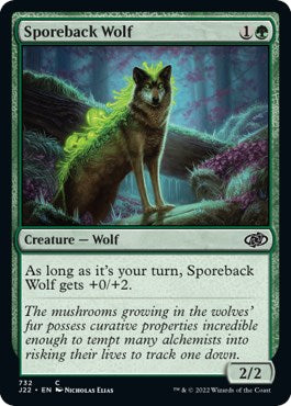 Sporeback Wolf [Jumpstart 2022] MTG Single Magic: The Gathering    | Red Claw Gaming