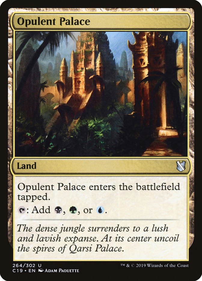 Opulent Palace [Commander 2019] MTG Single Magic: The Gathering    | Red Claw Gaming