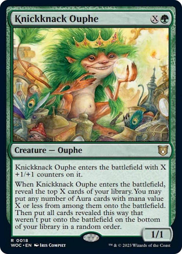 Knickknack Ouphe [Wilds of Eldraine Commander] MTG Single Magic: The Gathering    | Red Claw Gaming