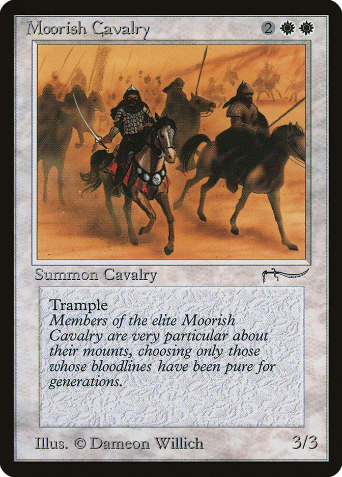 Moorish Cavalry (Dark Mana Cost) [Arabian Nights] MTG Single Magic: The Gathering    | Red Claw Gaming