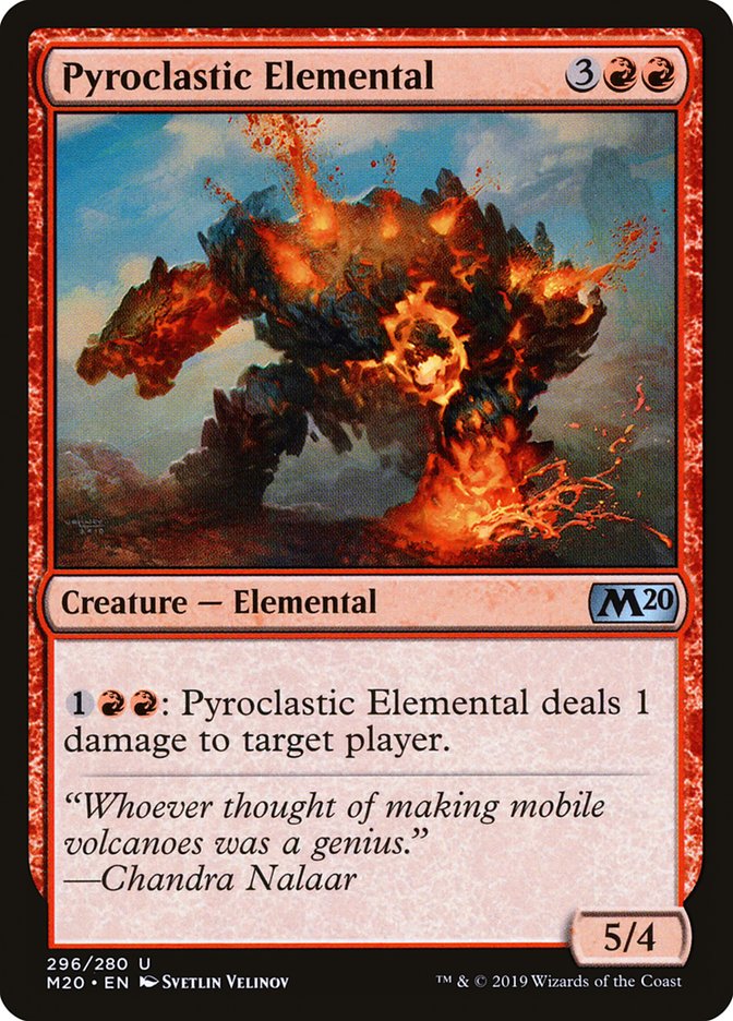 Pyroclastic Elemental [Core Set 2020] MTG Single Magic: The Gathering    | Red Claw Gaming