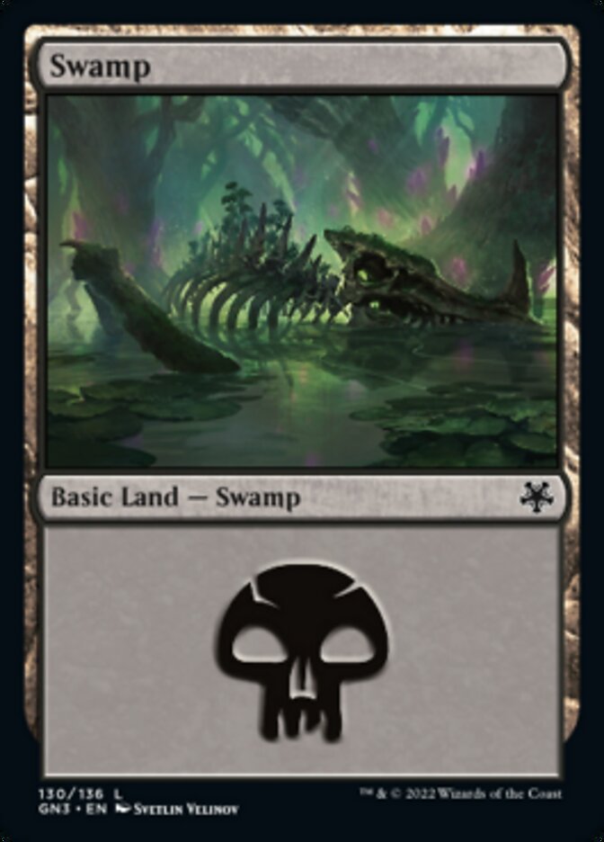 Swamp (130) [Game Night: Free-for-All] MTG Single Magic: The Gathering    | Red Claw Gaming