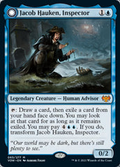 Jacob Hauken, Inspector // Hauken's Insight [Innistrad: Crimson Vow] MTG Single Magic: The Gathering    | Red Claw Gaming