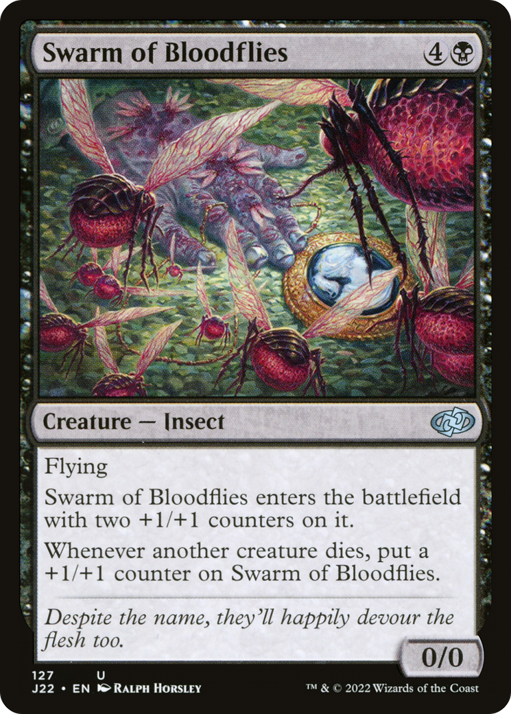 Swarm of Bloodflies [Jumpstart 2022] MTG Single Magic: The Gathering    | Red Claw Gaming