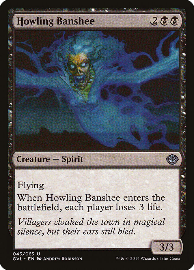 Howling Banshee (Garruk vs. Liliana) [Duel Decks Anthology] MTG Single Magic: The Gathering    | Red Claw Gaming