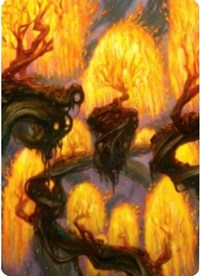 Grove of the Burnwillows Art Card [Zendikar Rising Art Series] MTG Single Magic: The Gathering    | Red Claw Gaming