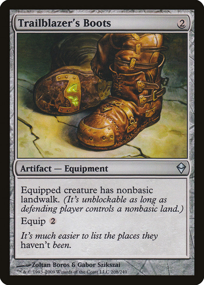 Trailblazer's Boots [Zendikar] MTG Single Magic: The Gathering    | Red Claw Gaming