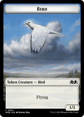 Bird // Food (0012) Double-Sided Token [Wilds of Eldraine Tokens] MTG Single Magic: The Gathering    | Red Claw Gaming