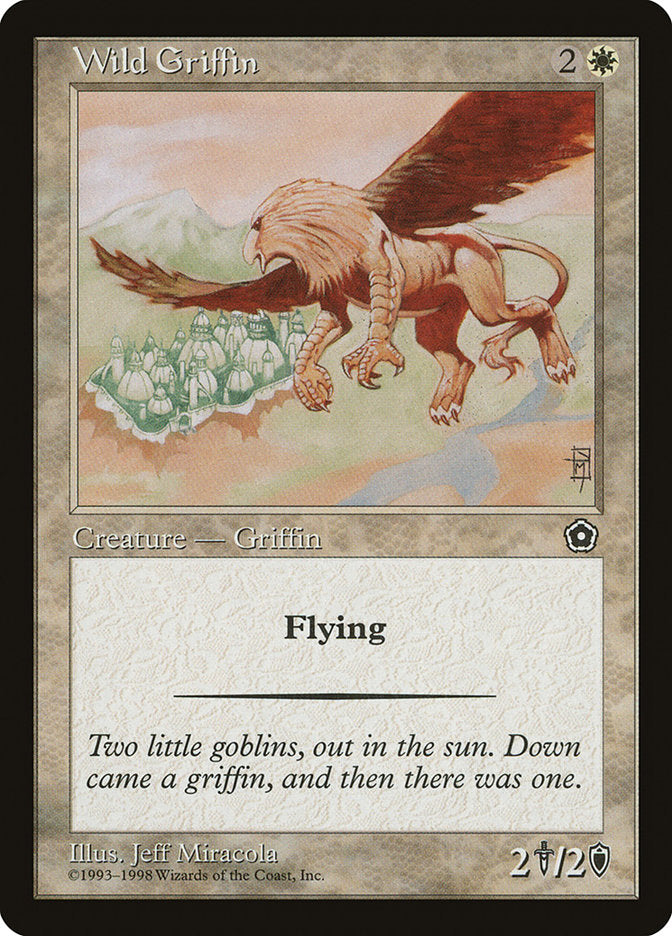 Wild Griffin [Portal Second Age] MTG Single Magic: The Gathering    | Red Claw Gaming