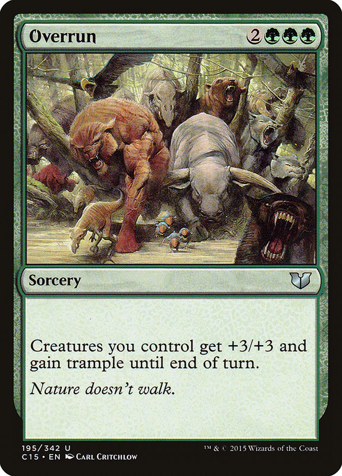 Overrun [Commander 2015] MTG Single Magic: The Gathering    | Red Claw Gaming