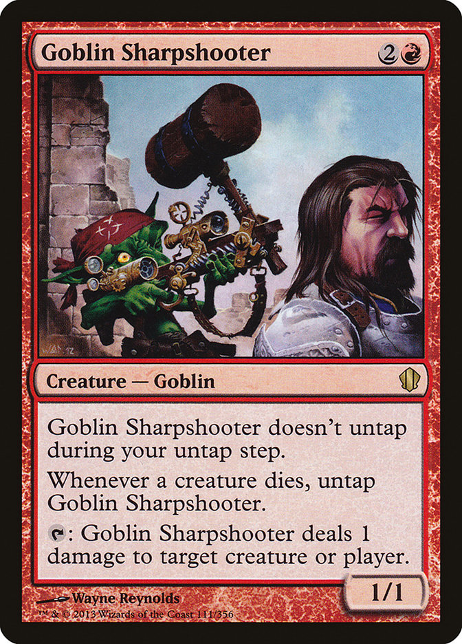 Goblin Sharpshooter [Commander 2013] MTG Single Magic: The Gathering    | Red Claw Gaming