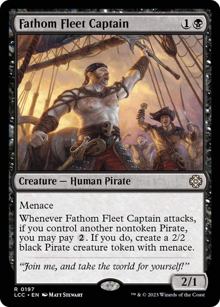 Fathom Fleet Captain [The Lost Caverns of Ixalan Commander] MTG Single Magic: The Gathering    | Red Claw Gaming