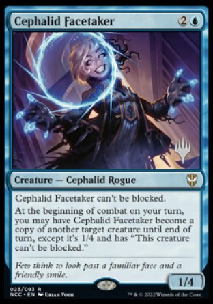 Cephalid Facetaker (Promo Pack) [Streets of New Capenna Commander Promos] MTG Single Magic: The Gathering    | Red Claw Gaming