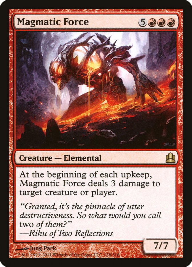 Magmatic Force [Commander 2011] MTG Single Magic: The Gathering    | Red Claw Gaming