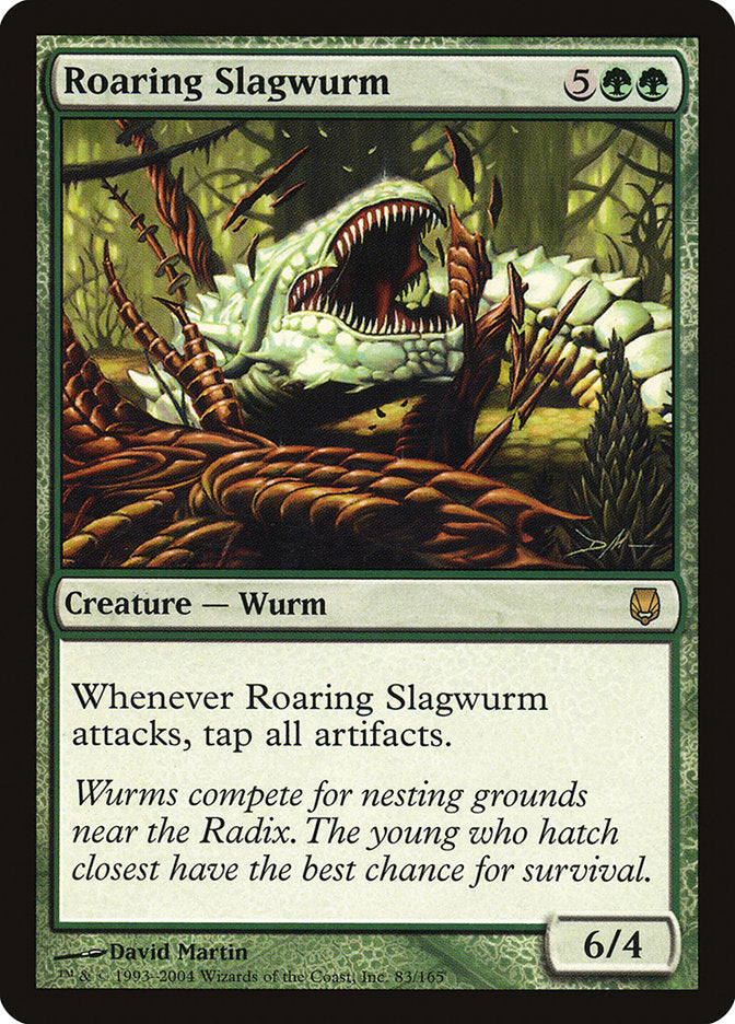 Roaring Slagwurm [Darksteel] MTG Single Magic: The Gathering    | Red Claw Gaming