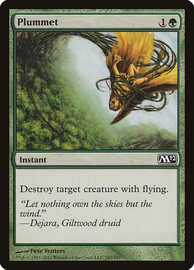Plummet [Magic 2012] MTG Single Magic: The Gathering    | Red Claw Gaming