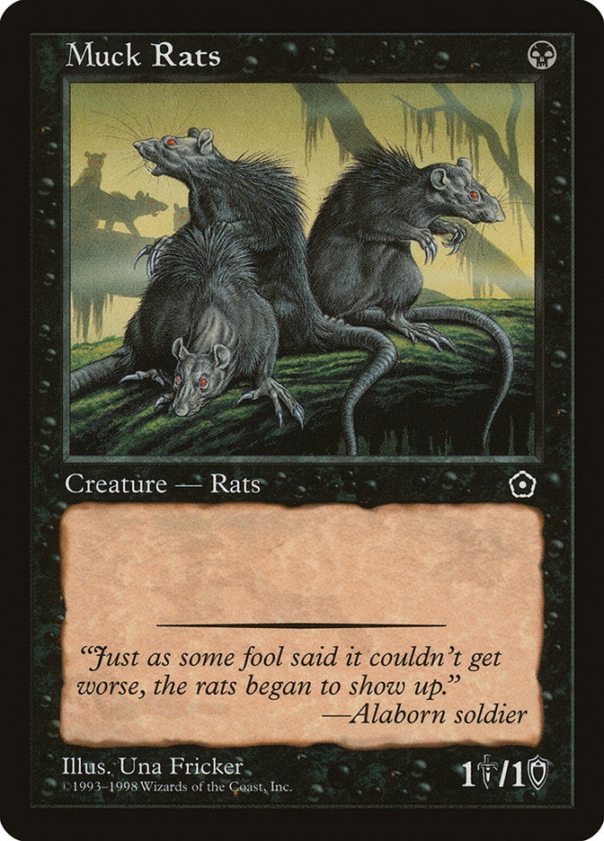 Muck Rats [Portal Second Age] MTG Single Magic: The Gathering    | Red Claw Gaming