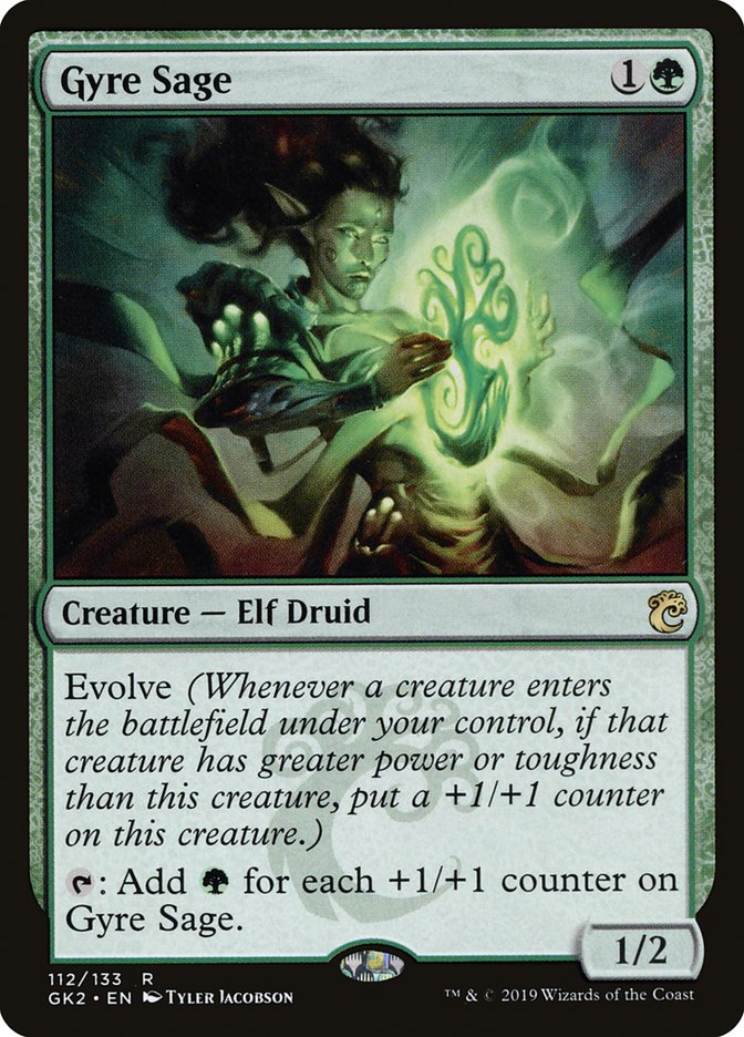 Gyre Sage [Ravnica Allegiance Guild Kit] MTG Single Magic: The Gathering    | Red Claw Gaming