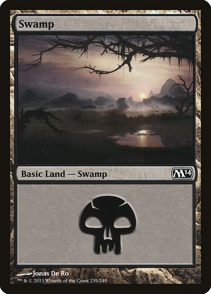 Swamp (239) [Magic 2014] MTG Single Magic: The Gathering    | Red Claw Gaming