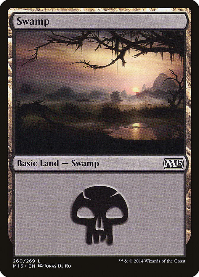 Swamp (260) [Magic 2015] MTG Single Magic: The Gathering    | Red Claw Gaming