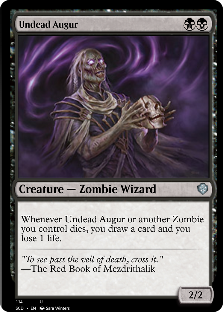 Undead Augur [Starter Commander Decks] MTG Single Magic: The Gathering    | Red Claw Gaming