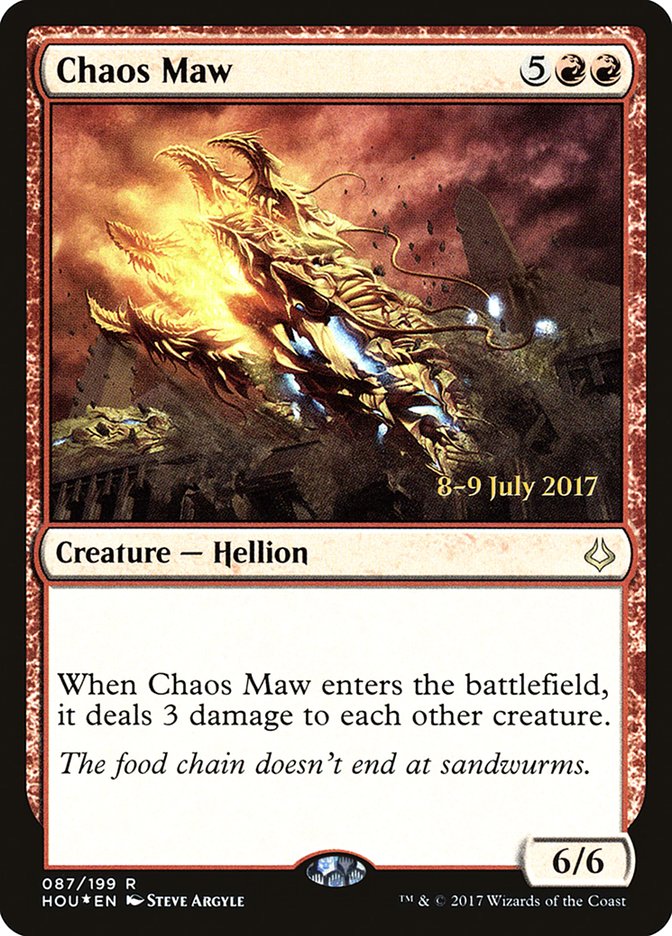 Chaos Maw [Hour of Devastation Prerelease Promos] MTG Single Magic: The Gathering    | Red Claw Gaming