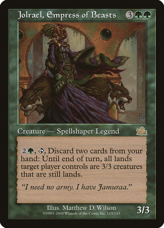 Jolrael, Empress of Beasts [Prophecy] MTG Single Magic: The Gathering    | Red Claw Gaming