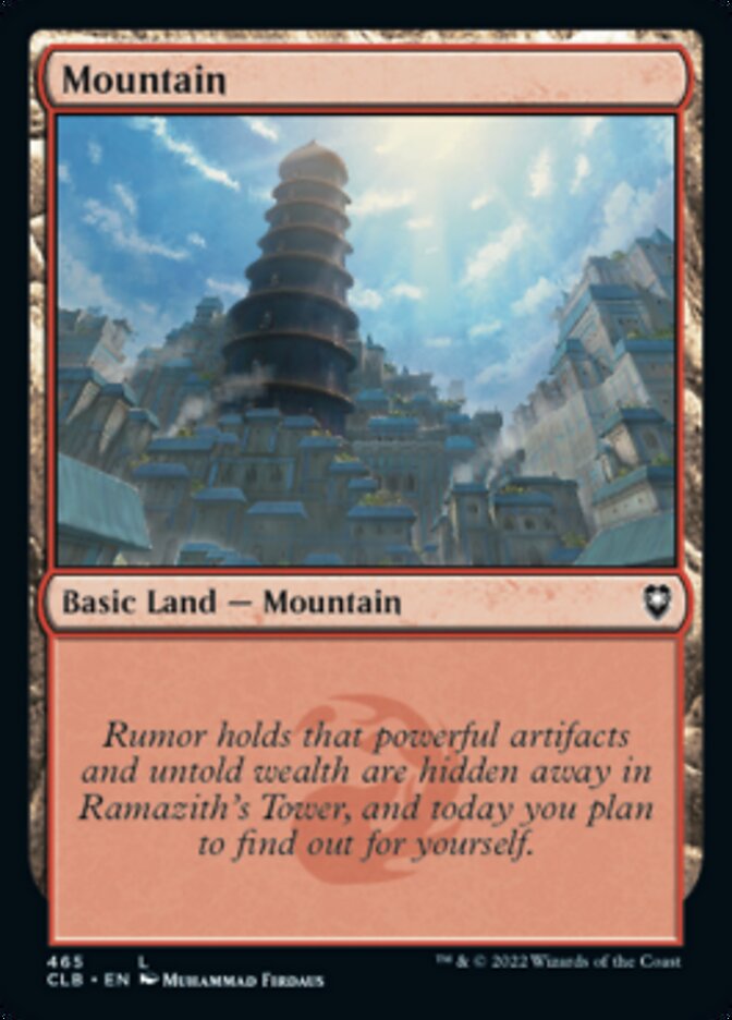 Mountain (465) [Commander Legends: Battle for Baldur's Gate] MTG Single Magic: The Gathering    | Red Claw Gaming
