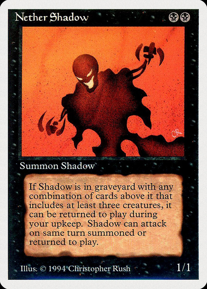 Nether Shadow [Summer Magic / Edgar] MTG Single Magic: The Gathering    | Red Claw Gaming