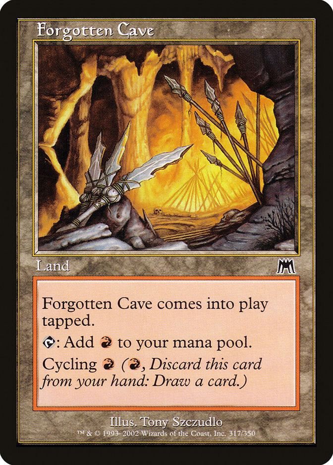 Forgotten Cave [Onslaught] MTG Single Magic: The Gathering    | Red Claw Gaming