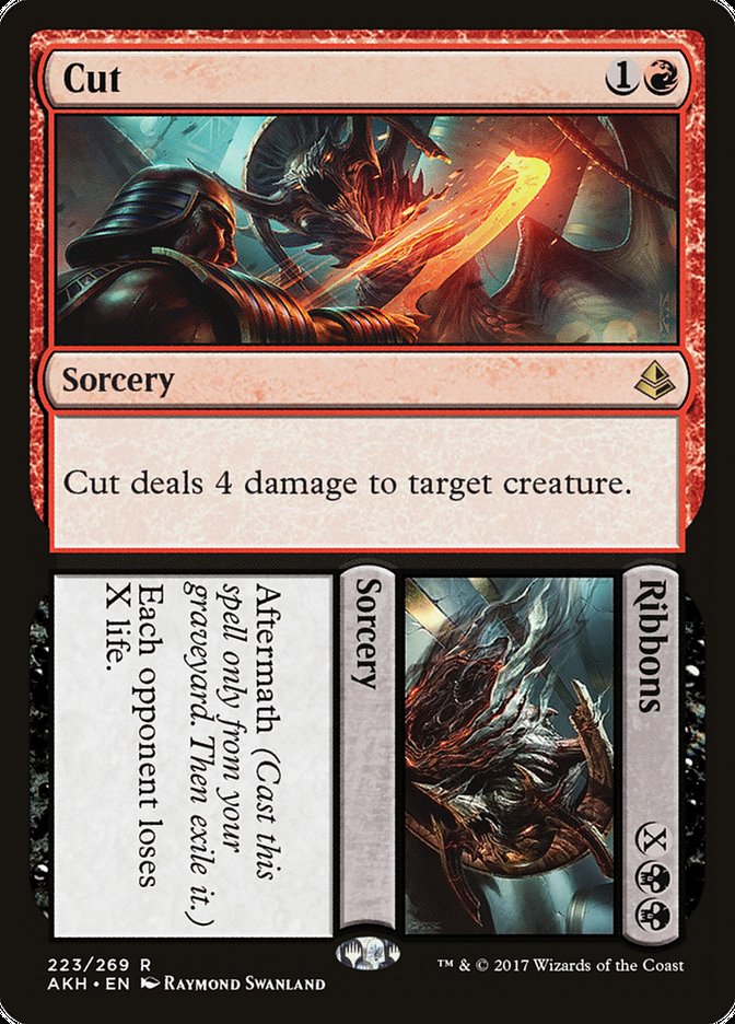Cut // Ribbons [Amonkhet] MTG Single Magic: The Gathering    | Red Claw Gaming