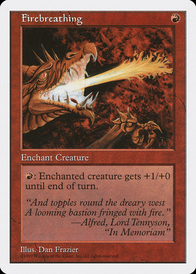 Firebreathing [Fifth Edition] MTG Single Magic: The Gathering    | Red Claw Gaming