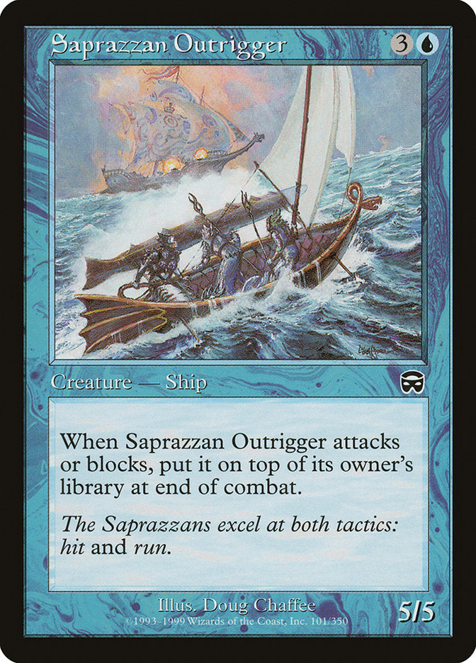 Saprazzan Outrigger [Mercadian Masques] MTG Single Magic: The Gathering    | Red Claw Gaming