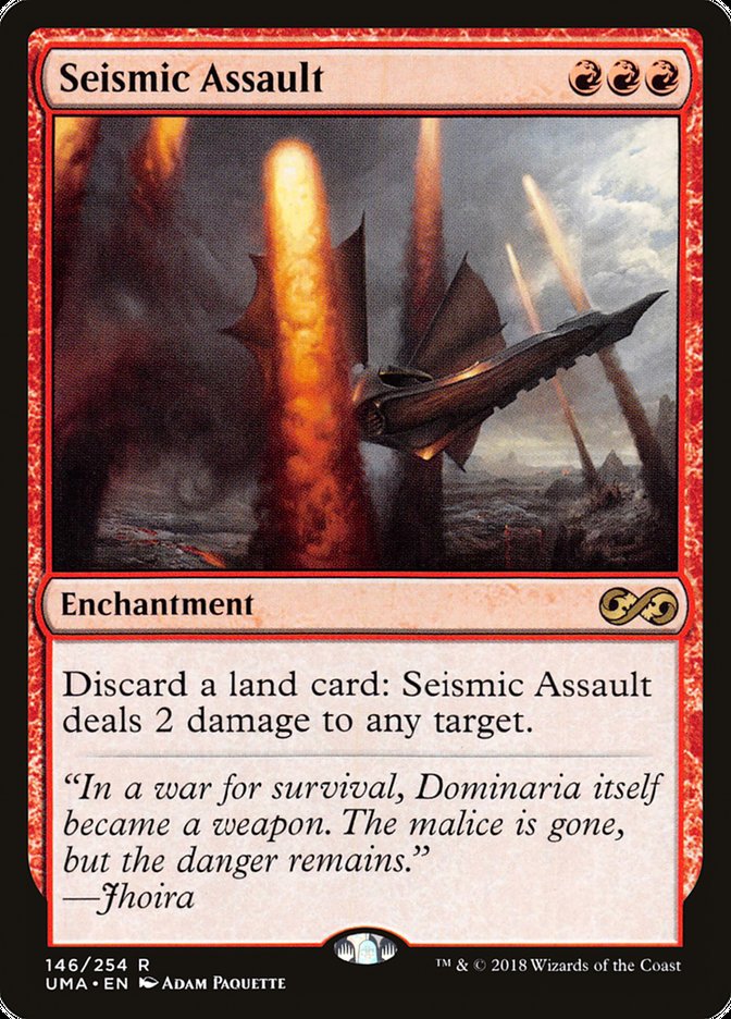 Seismic Assault [Ultimate Masters] MTG Single Magic: The Gathering    | Red Claw Gaming