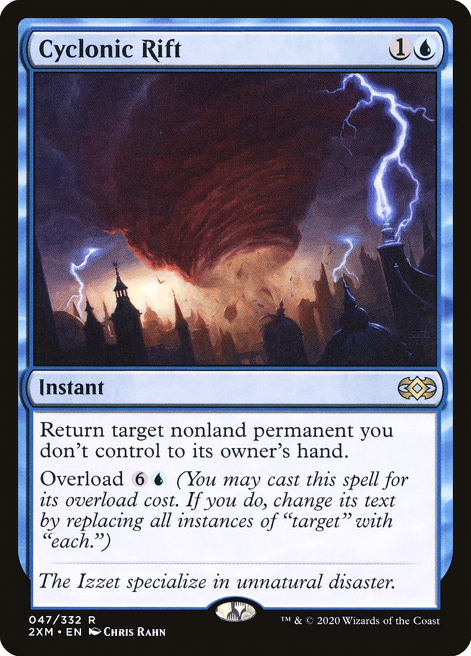 Cyclonic Rift [Double Masters] MTG Single Magic: The Gathering    | Red Claw Gaming