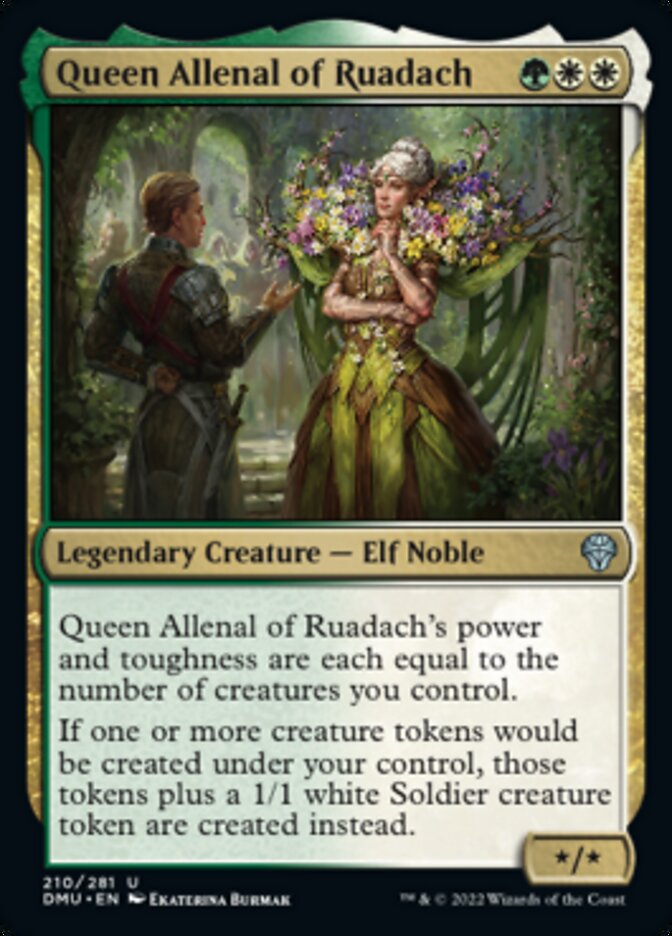 Queen Allenal of Ruadach [Dominaria United] MTG Single Magic: The Gathering    | Red Claw Gaming