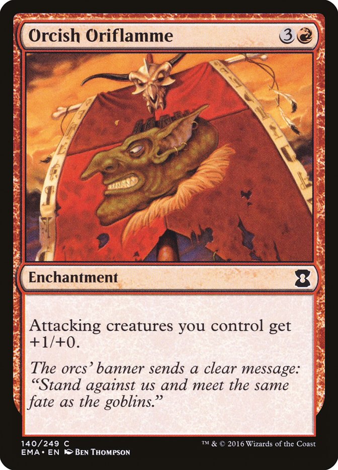 Orcish Oriflamme [Eternal Masters] MTG Single Magic: The Gathering    | Red Claw Gaming