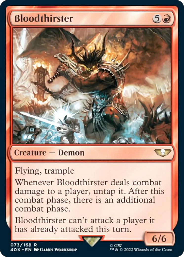 Bloodthirster [Warhammer 40,000] MTG Single Magic: The Gathering    | Red Claw Gaming