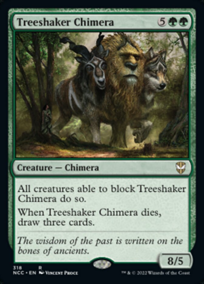 Treeshaker Chimera [Streets of New Capenna Commander] MTG Single Magic: The Gathering    | Red Claw Gaming