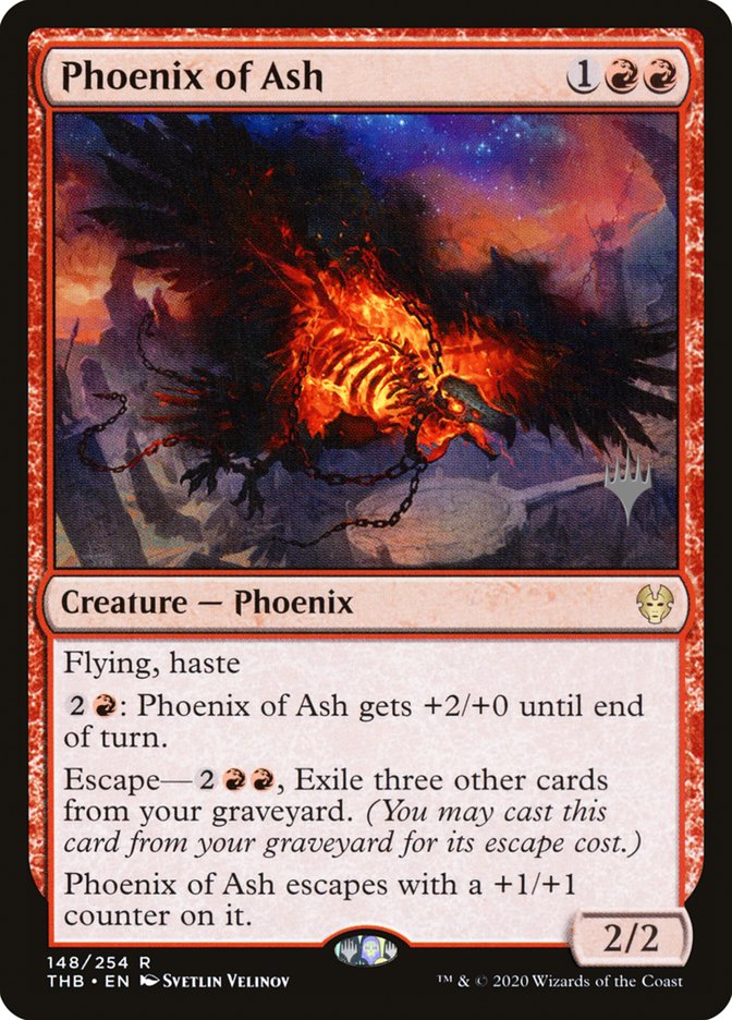 Phoenix of Ash (Promo Pack) [Theros Beyond Death Promos] MTG Single Magic: The Gathering    | Red Claw Gaming