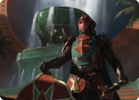 Tomakul Honor Guard Art Card [The Brothers' War Art Series] MTG Single Magic: The Gathering    | Red Claw Gaming