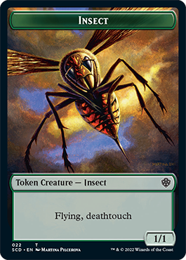 Insect // Soldier Double-Sided Token [Starter Commander Decks] MTG Single Magic: The Gathering    | Red Claw Gaming