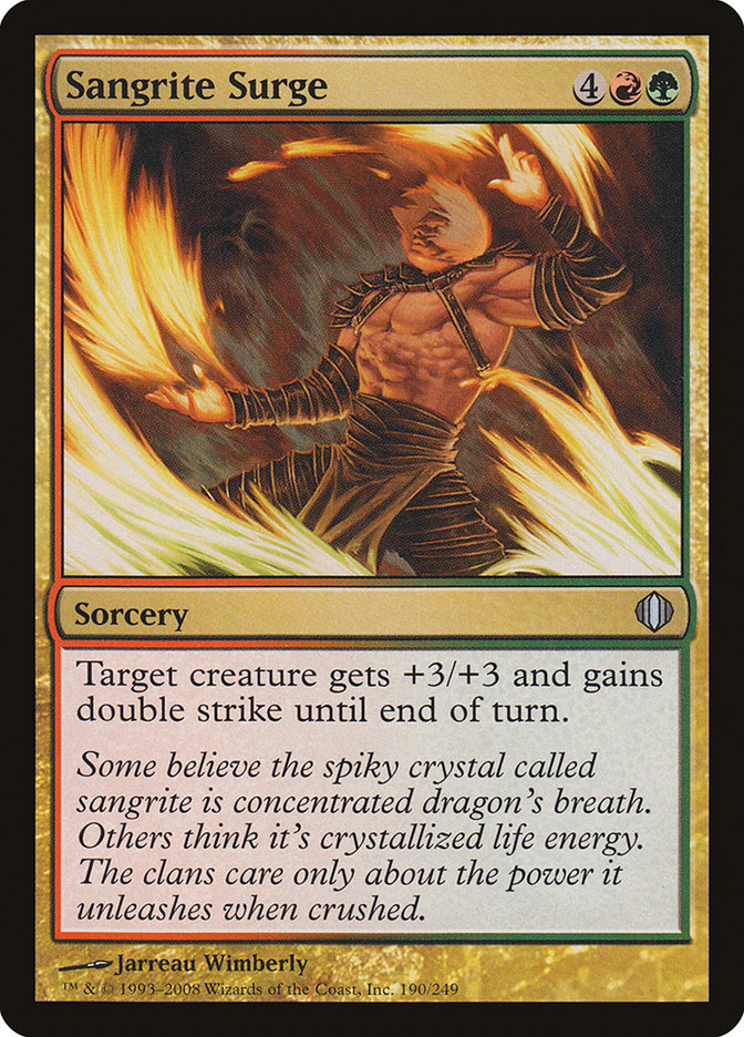 Sangrite Surge [Shards of Alara] MTG Single Magic: The Gathering    | Red Claw Gaming