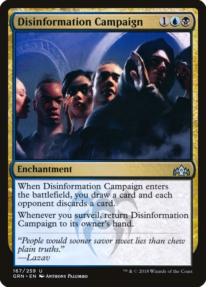Disinformation Campaign [Guilds of Ravnica] MTG Single Magic: The Gathering    | Red Claw Gaming