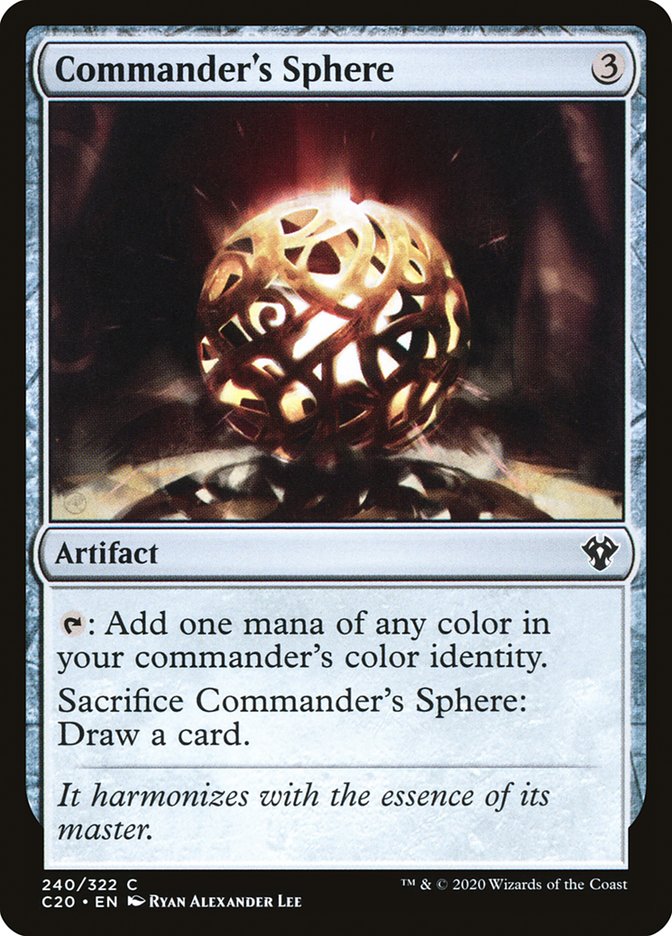 Commander's Sphere [Commander 2020] MTG Single Magic: The Gathering    | Red Claw Gaming
