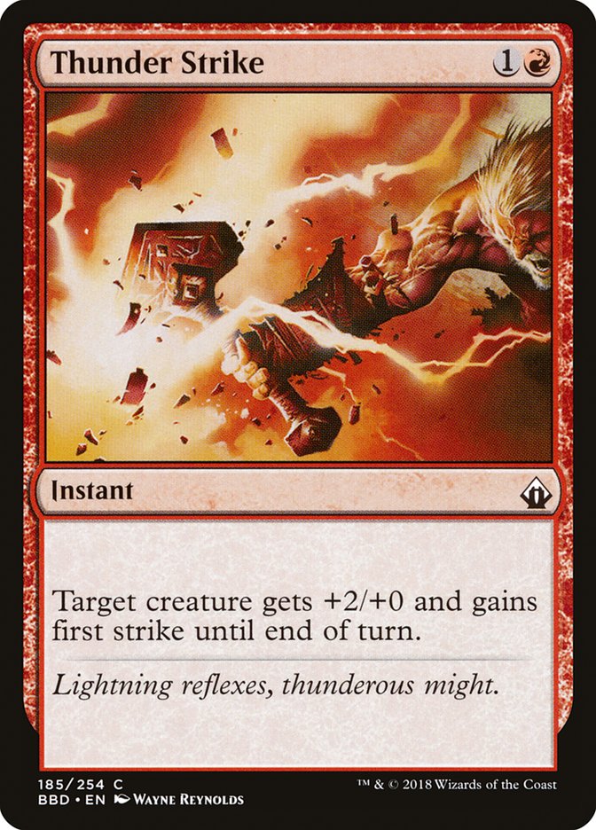 Thunder Strike [Battlebond] MTG Single Magic: The Gathering    | Red Claw Gaming
