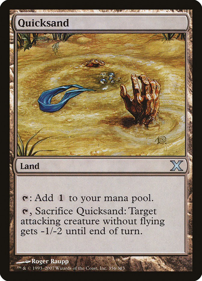 Quicksand [Tenth Edition] MTG Single Magic: The Gathering    | Red Claw Gaming
