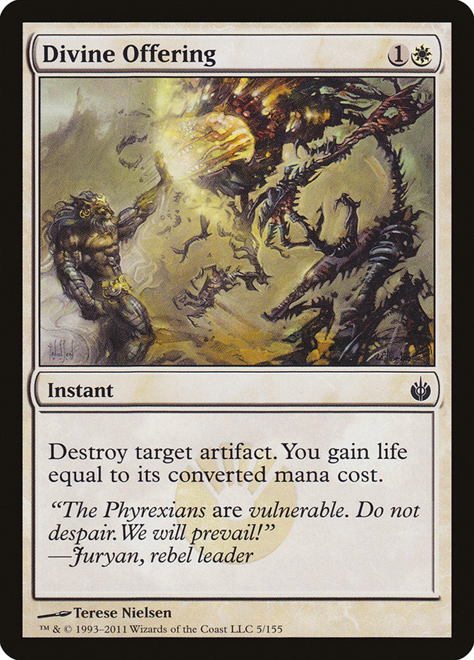Divine Offering [Mirrodin Besieged] MTG Single Magic: The Gathering    | Red Claw Gaming