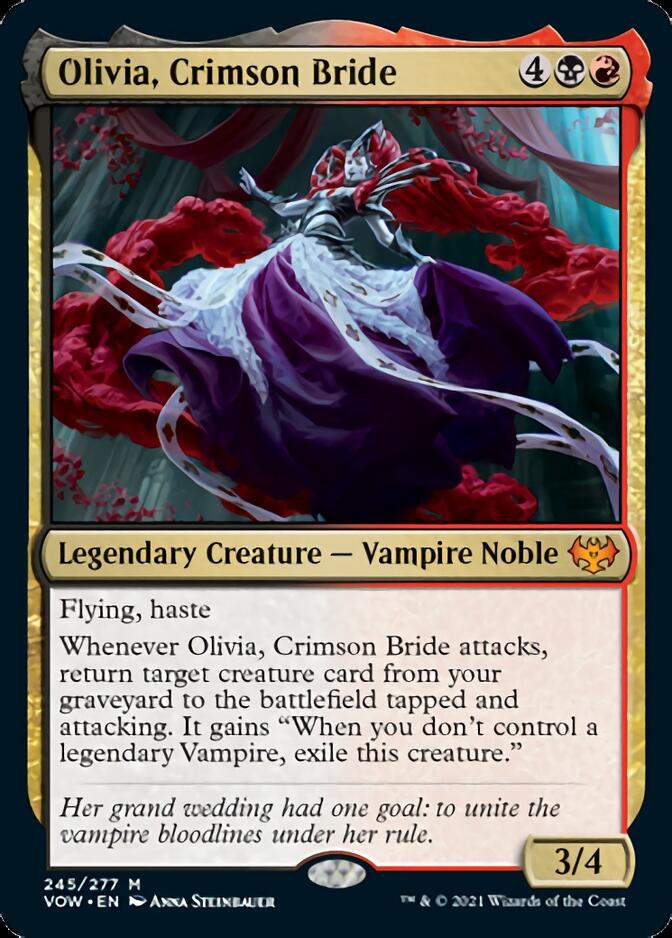 Olivia, Crimson Bride [Innistrad: Crimson Vow] MTG Single Magic: The Gathering    | Red Claw Gaming