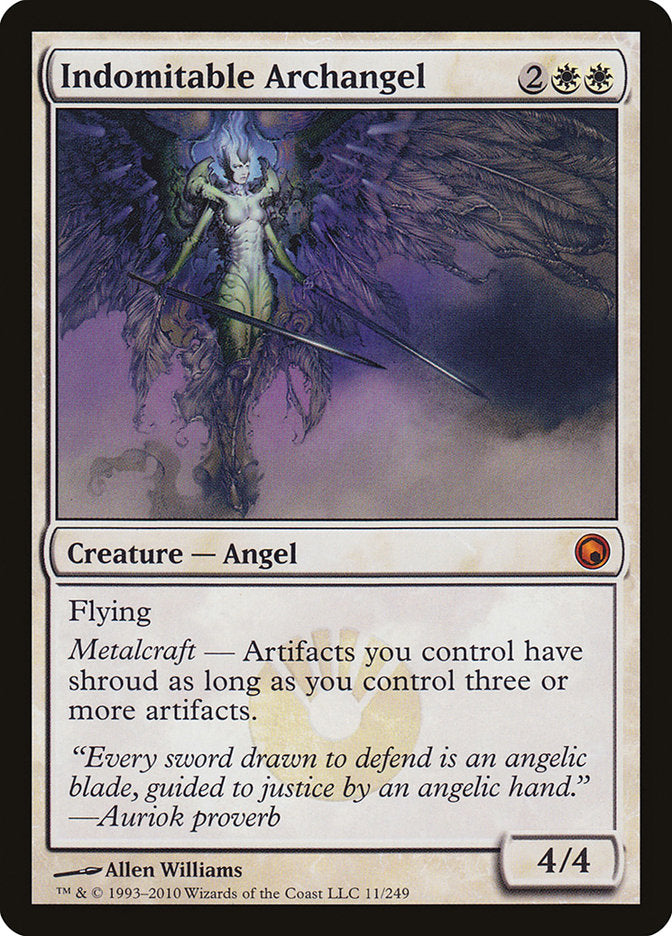 Indomitable Archangel [Scars of Mirrodin] MTG Single Magic: The Gathering    | Red Claw Gaming